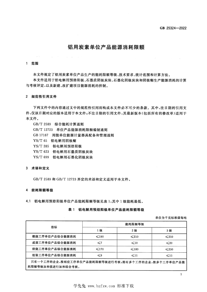 GB 25324-2022 标准预览