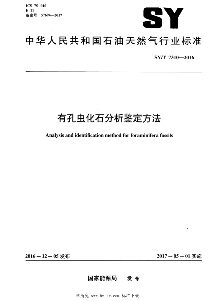 SY/T 7310-2016 标准预览