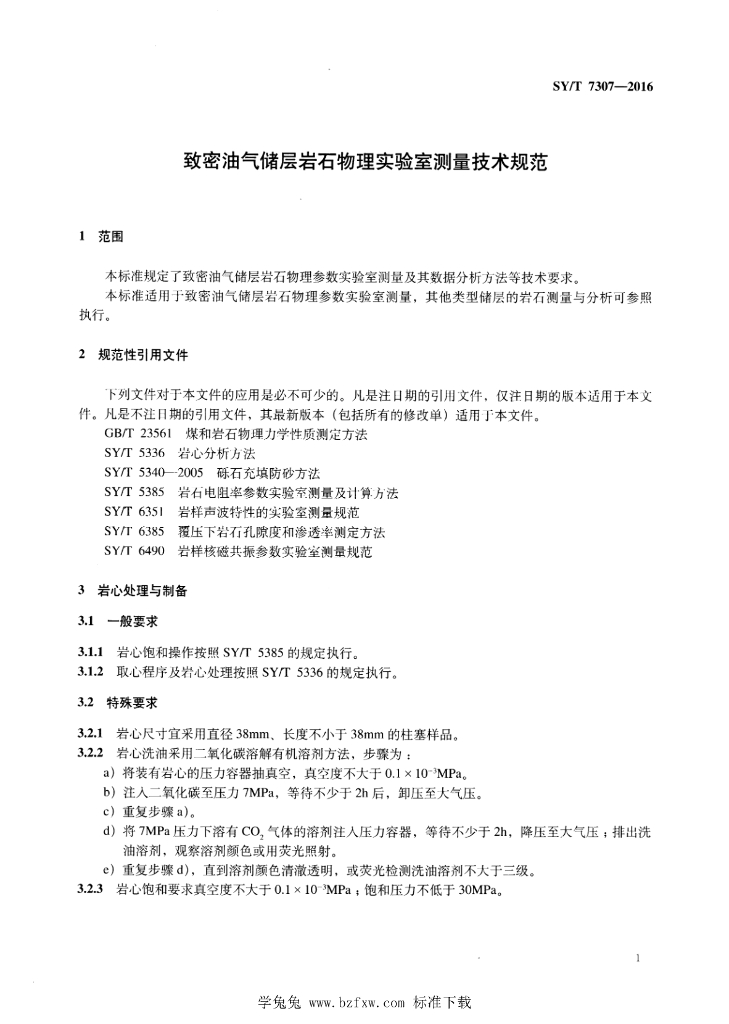 SY/T 7307-2016 标准预览