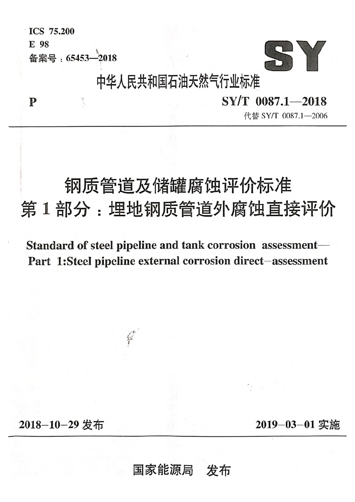 SY/T 0087.1-2018 标准预览