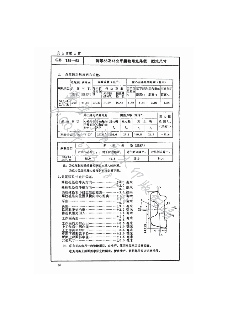 GB 185-1963 标准预览
