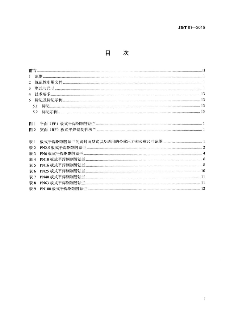 JB/T 81-2015 标准预览