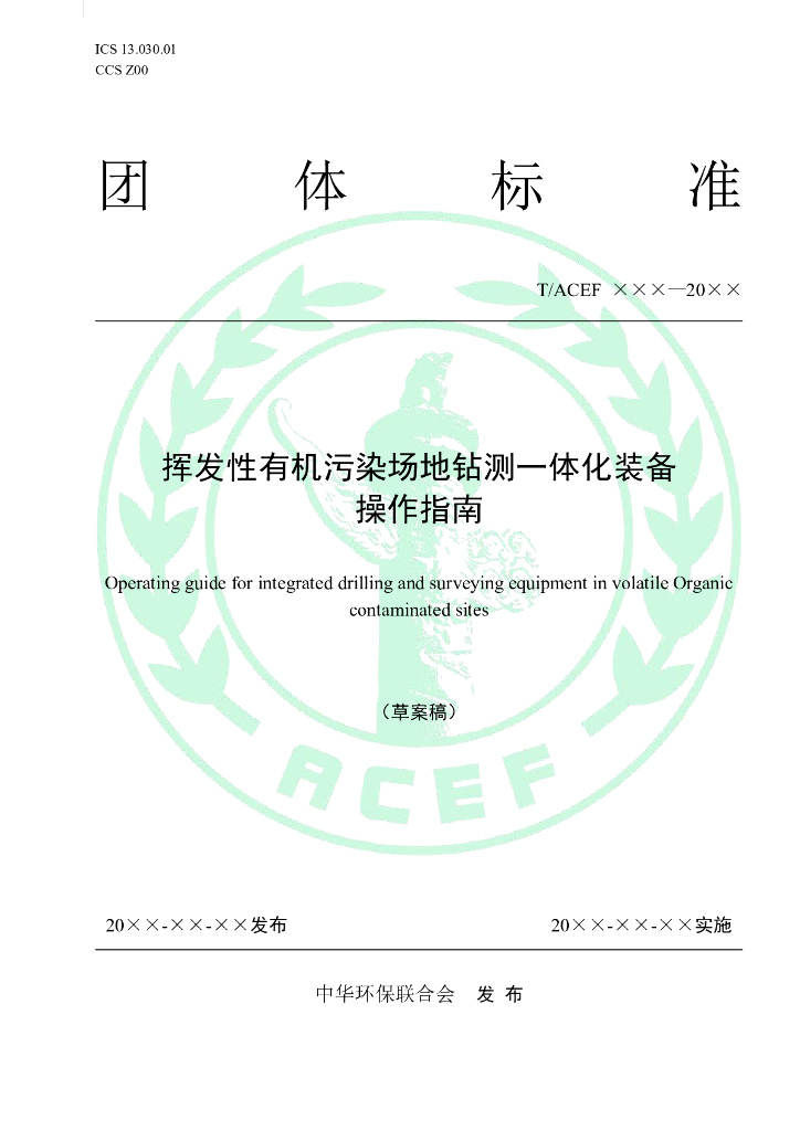 T/ACEF XXXX-20XX 标准预览