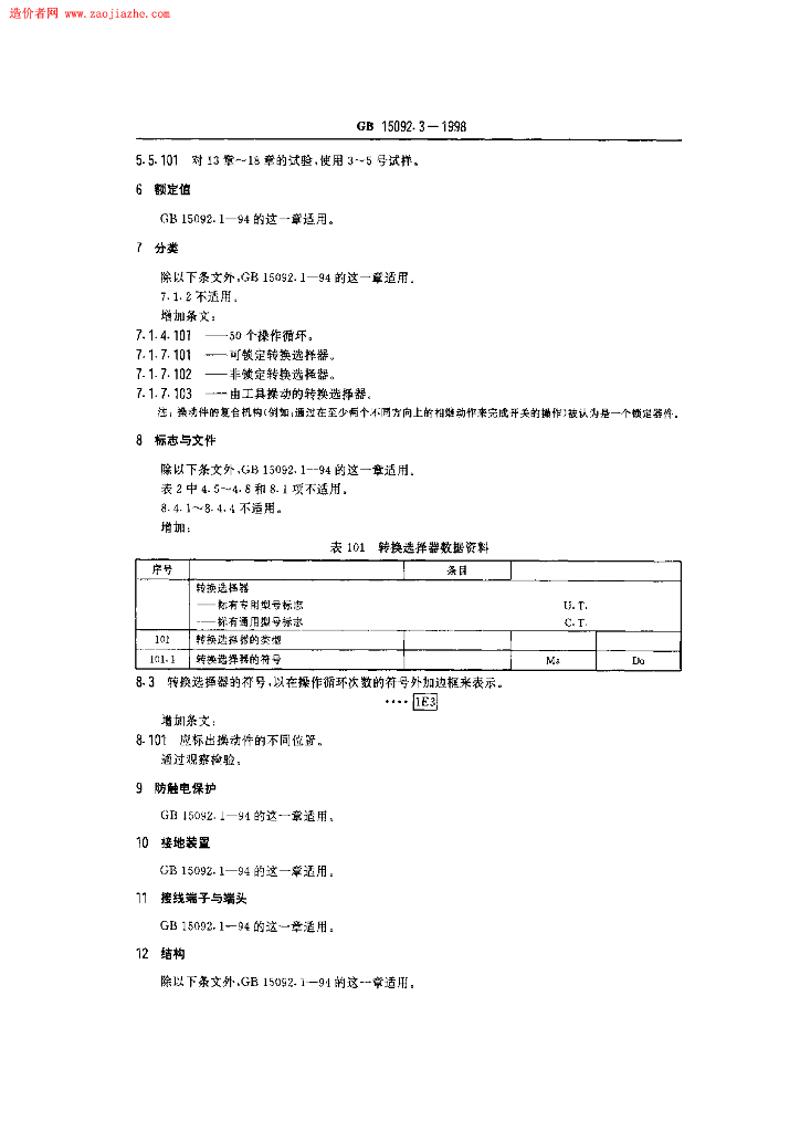 GB 15092.3-1998 标准预览