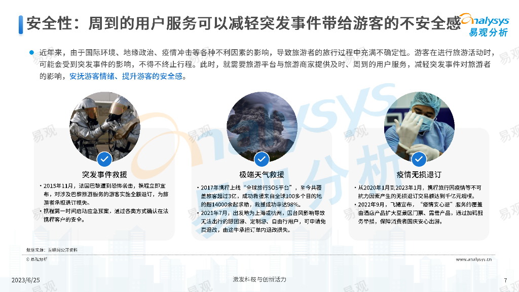 易观分析：2023年中国在线旅游厂商用户服务力洞察_第7页