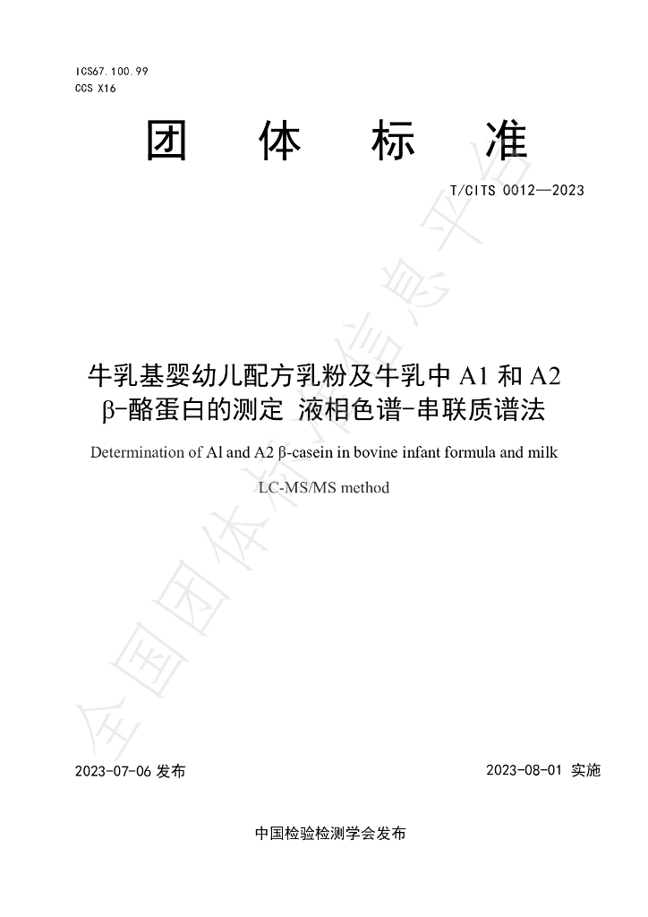 T/CITS 0012-2023 标准预览