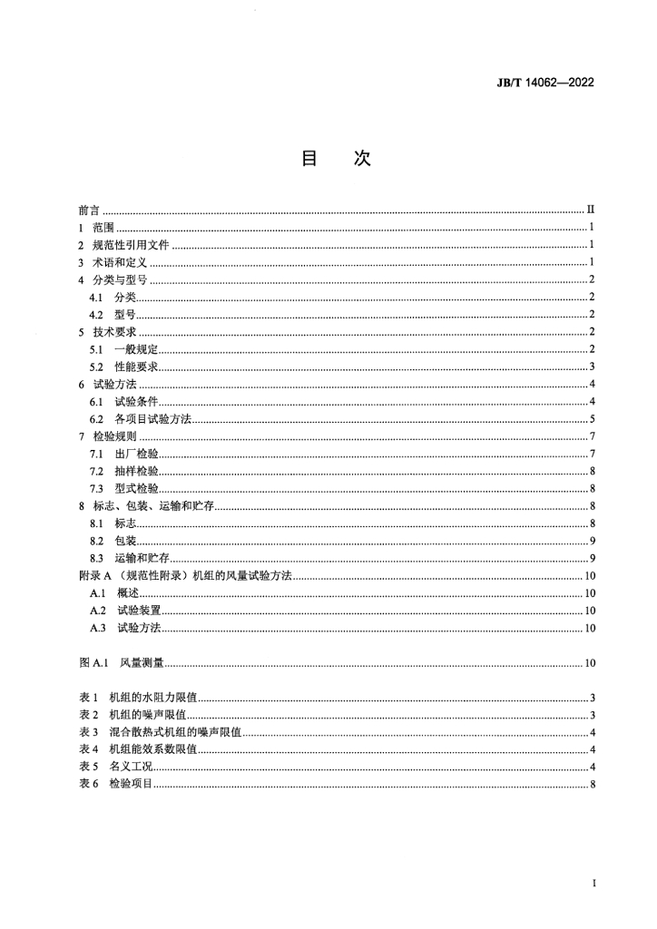 JB/T 14062-2022 标准预览