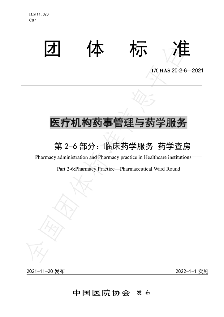 T/CHAS 20-2-6-2021 标准预览