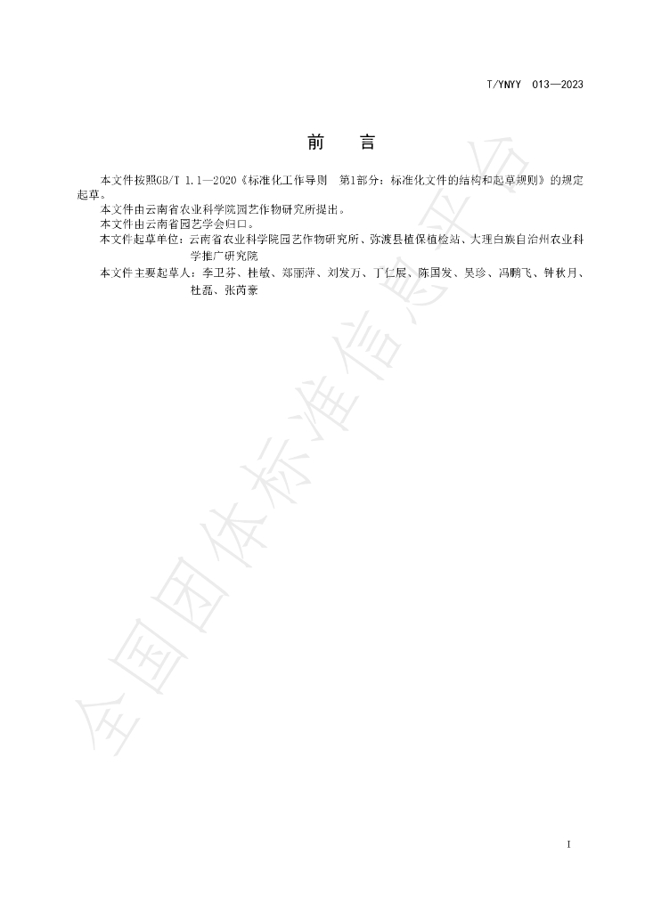 T/YNYY 013-2023 标准预览