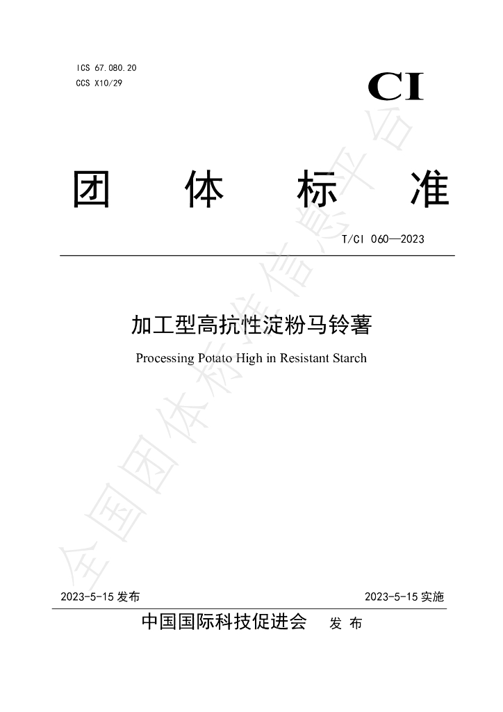 T/CI 060-2023 标准预览