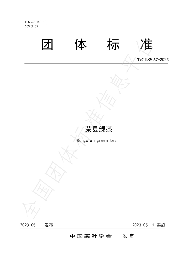 T/CTSS 67-2023 标准预览