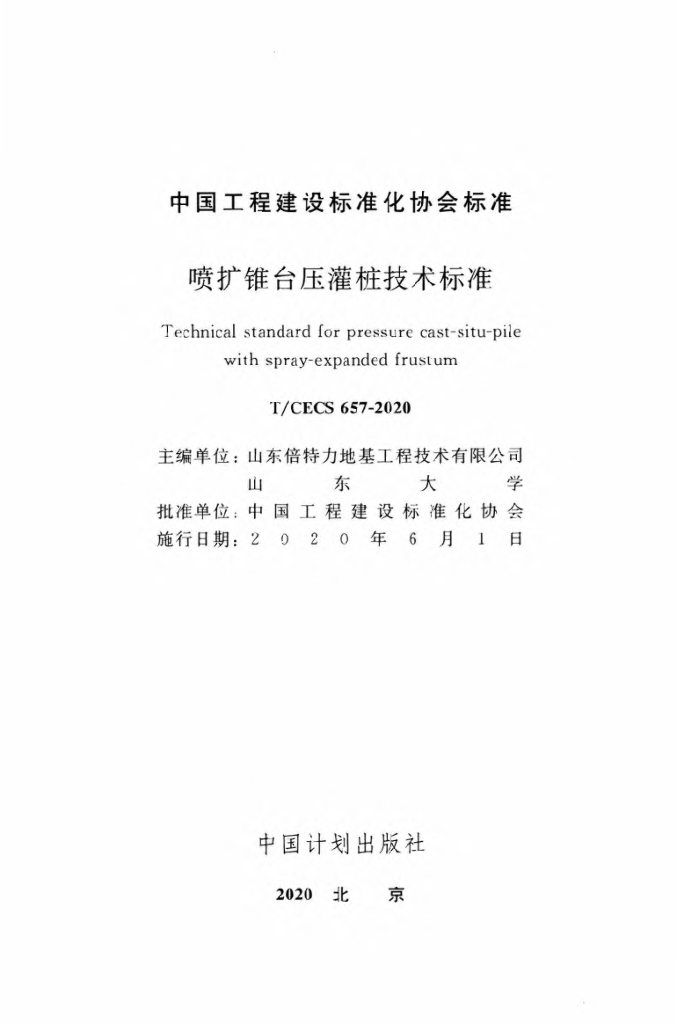 T/CECS 657-2020 标准预览