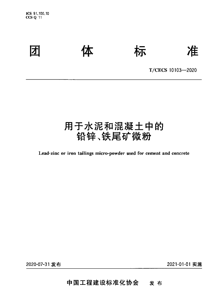 T/CECS 10103-2020 标准预览