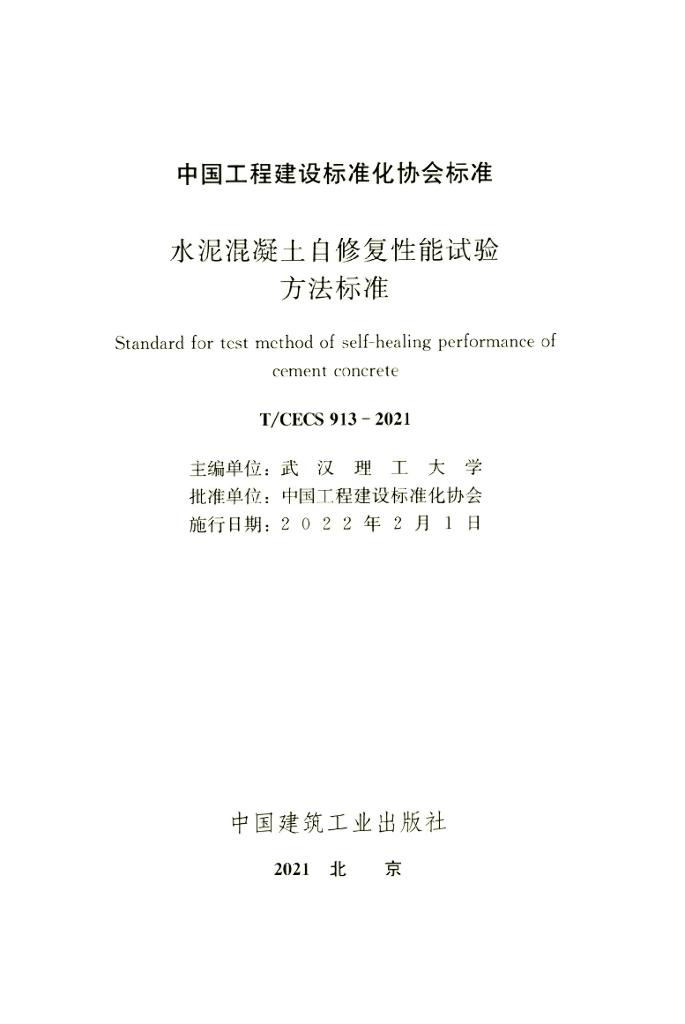 T/CECS 913-2021 标准预览
