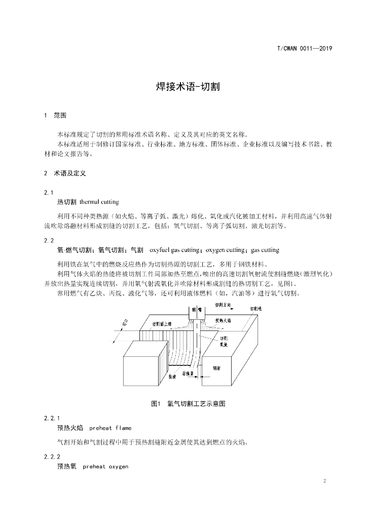 T/CWAN 0011-2019 标准预览