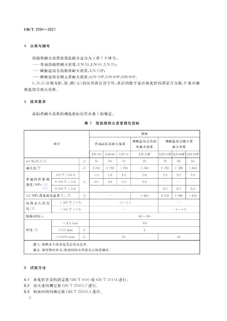 GB/T 2994-2021 标准预览