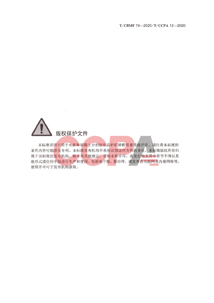 T/CCPA 12-2020 标准预览