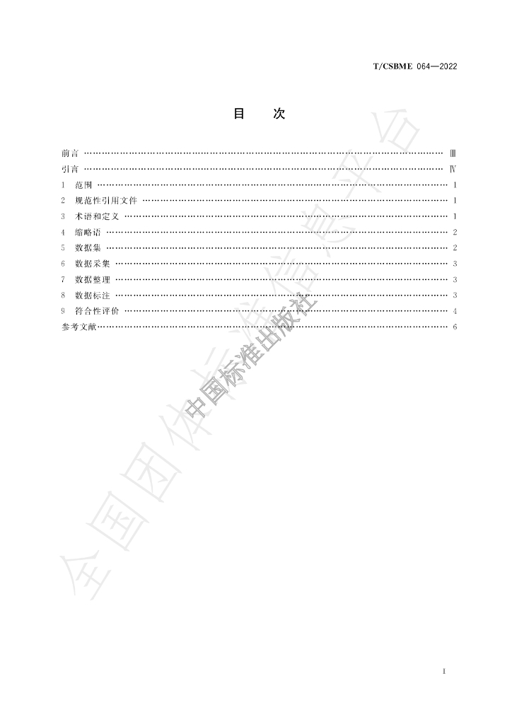 T/CSBME 064-2022 标准预览