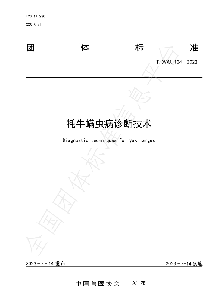 T/CVMA 124-2023 标准预览