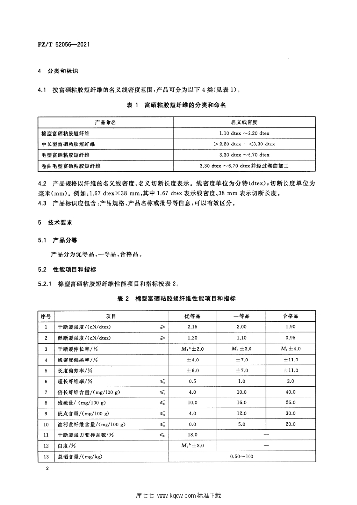 FZ/T 52056-2021 标准预览