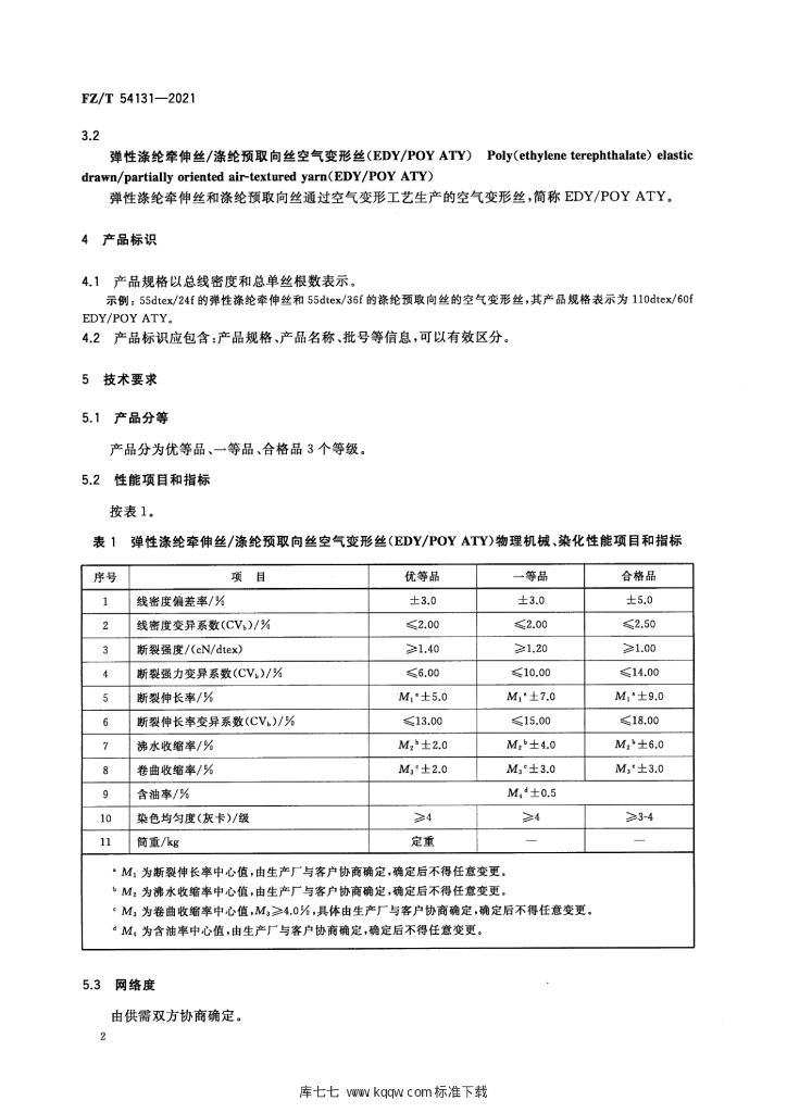 FZ/T 54131-2021 标准预览