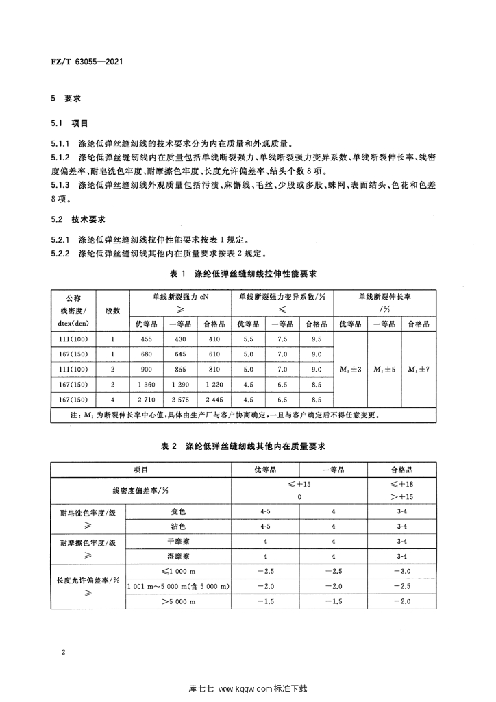 FZ/T 63055-2021 标准预览