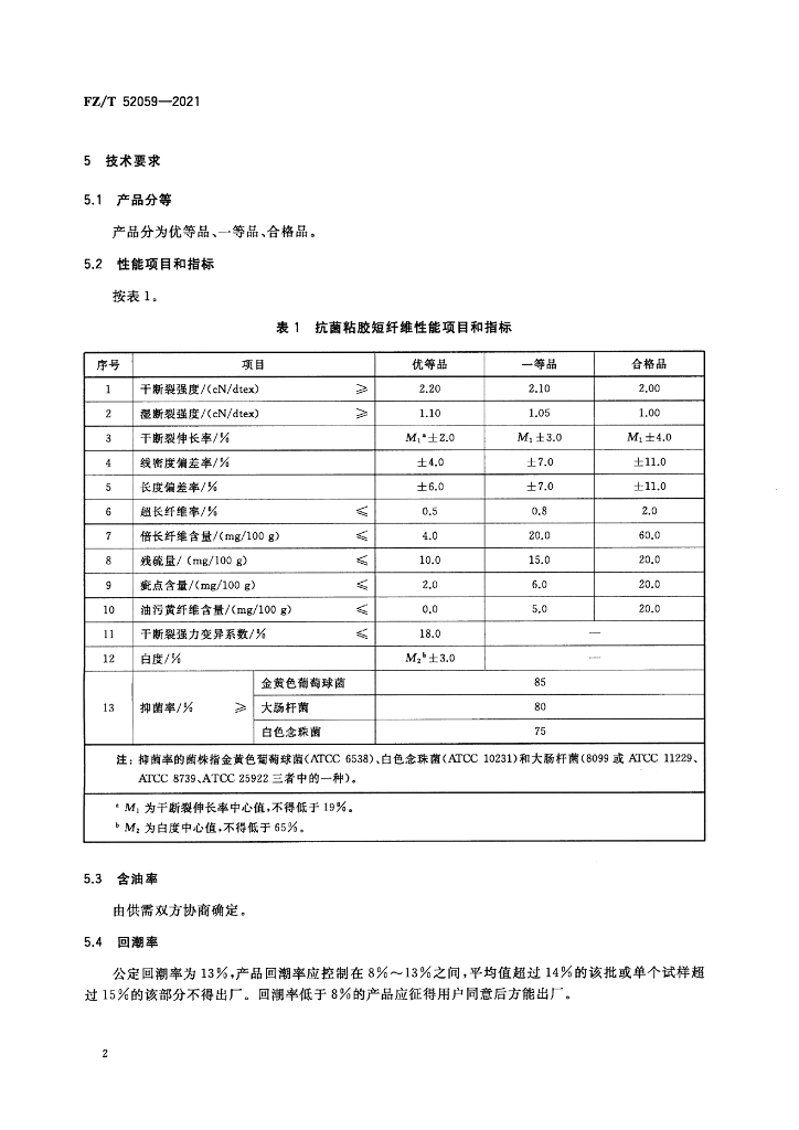 FZ/T 52059-2021 标准预览