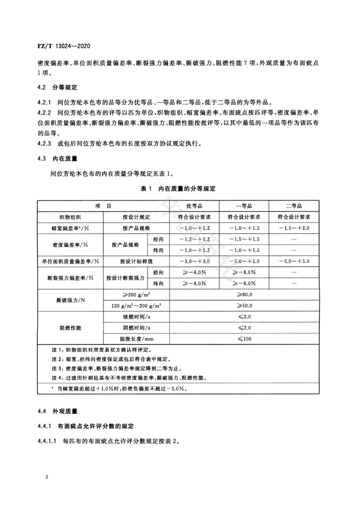 FZ/T 13024-2020 标准预览