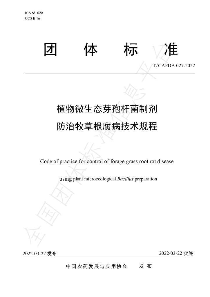 T/CAPDA 027-2022 标准预览