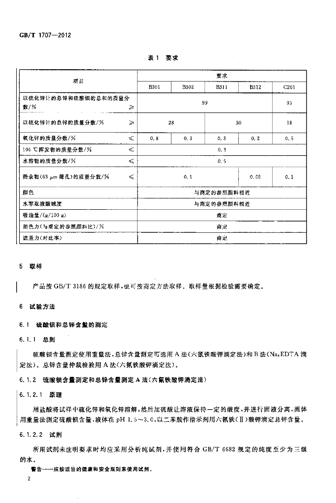 GB/T 1707-2012 标准预览