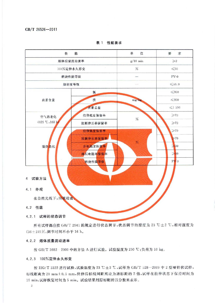 GB/T 26526-2011 标准预览