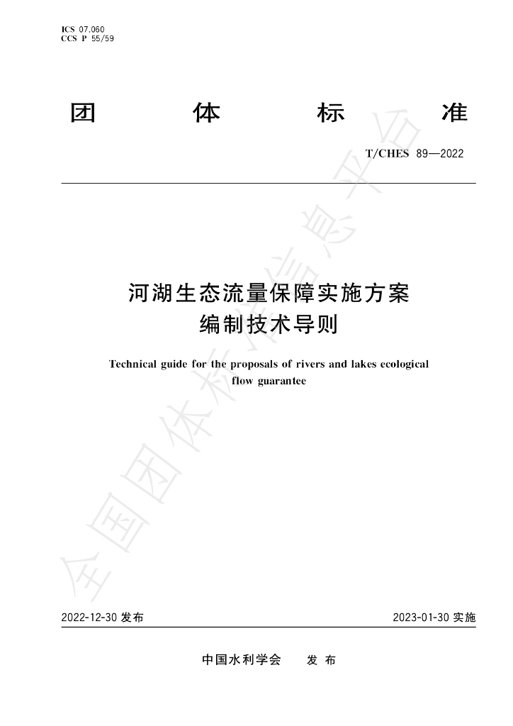 T/CHES 89-2022 标准预览
