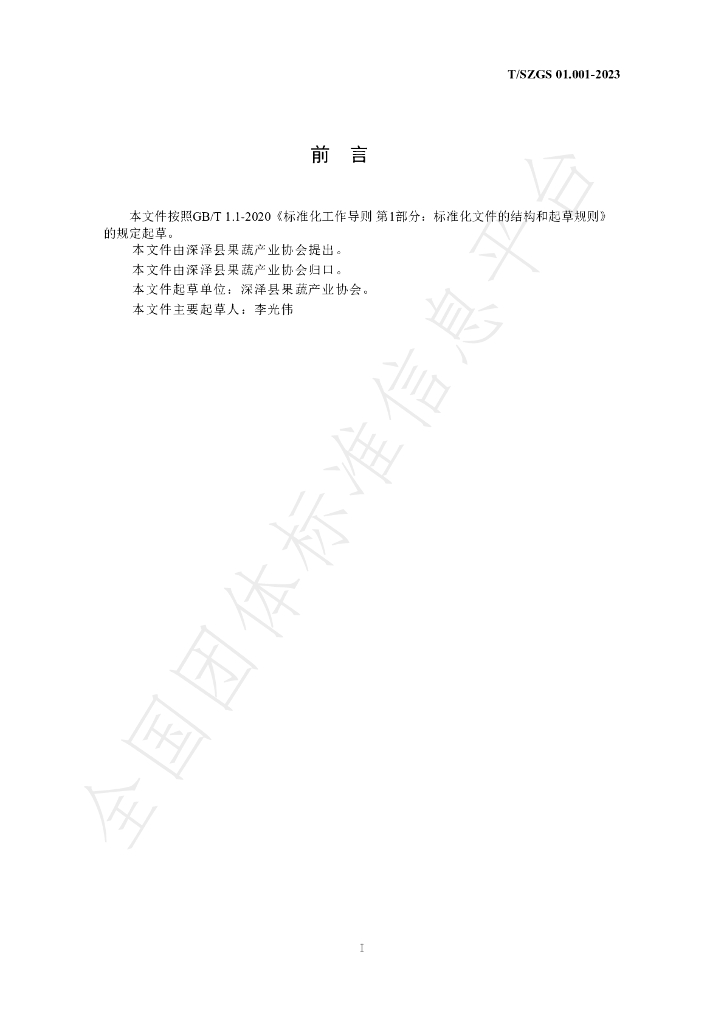 T/SZGS 01.001-2023 标准预览