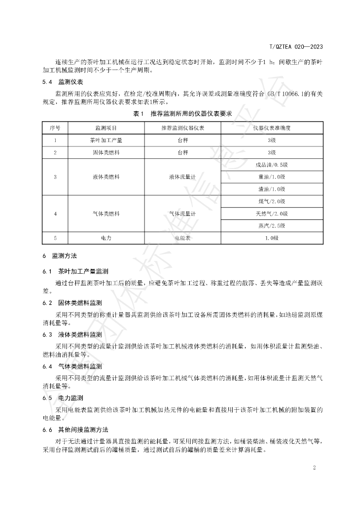 T/QZTEA 020-2023 标准预览