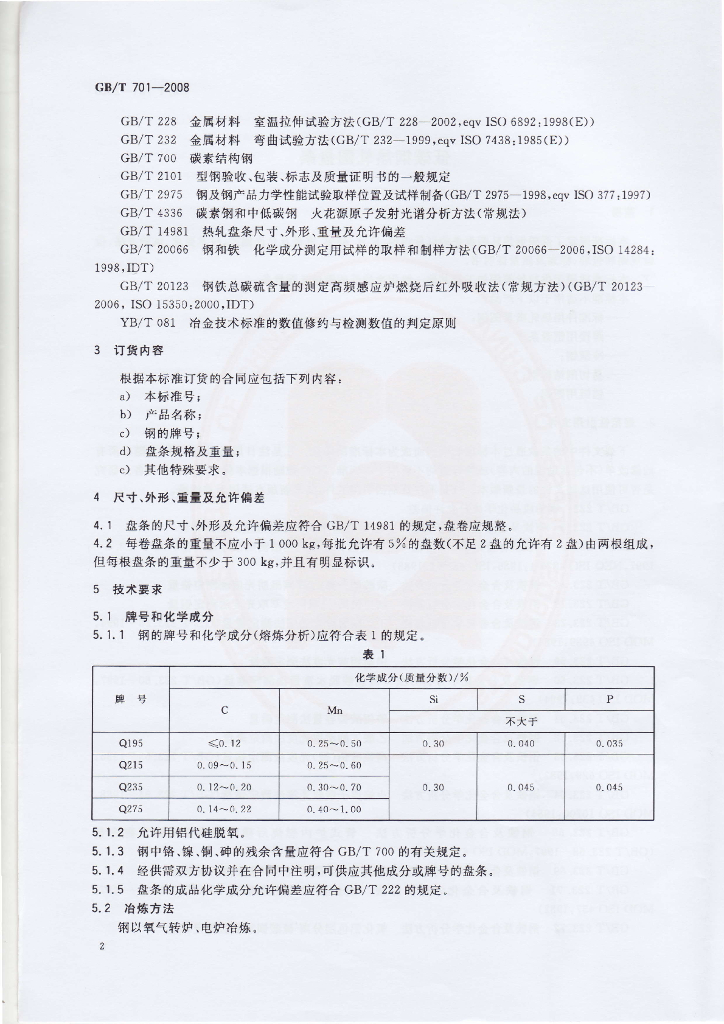 GB/T 701-2008 标准预览