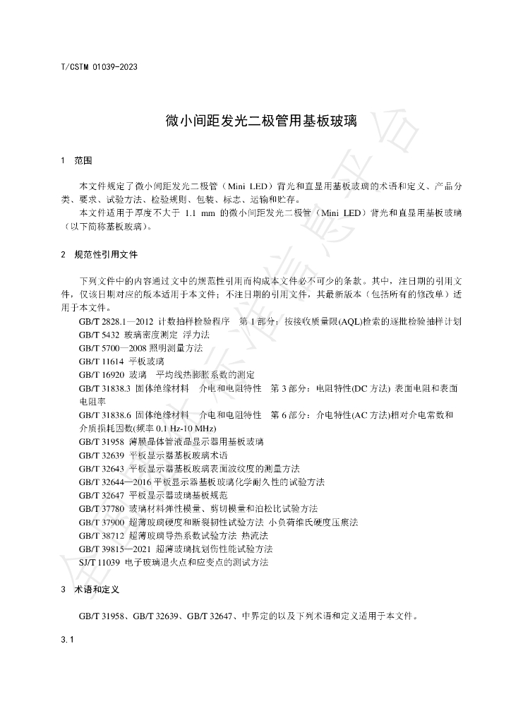 T/CSTM 01039-2023 标准预览