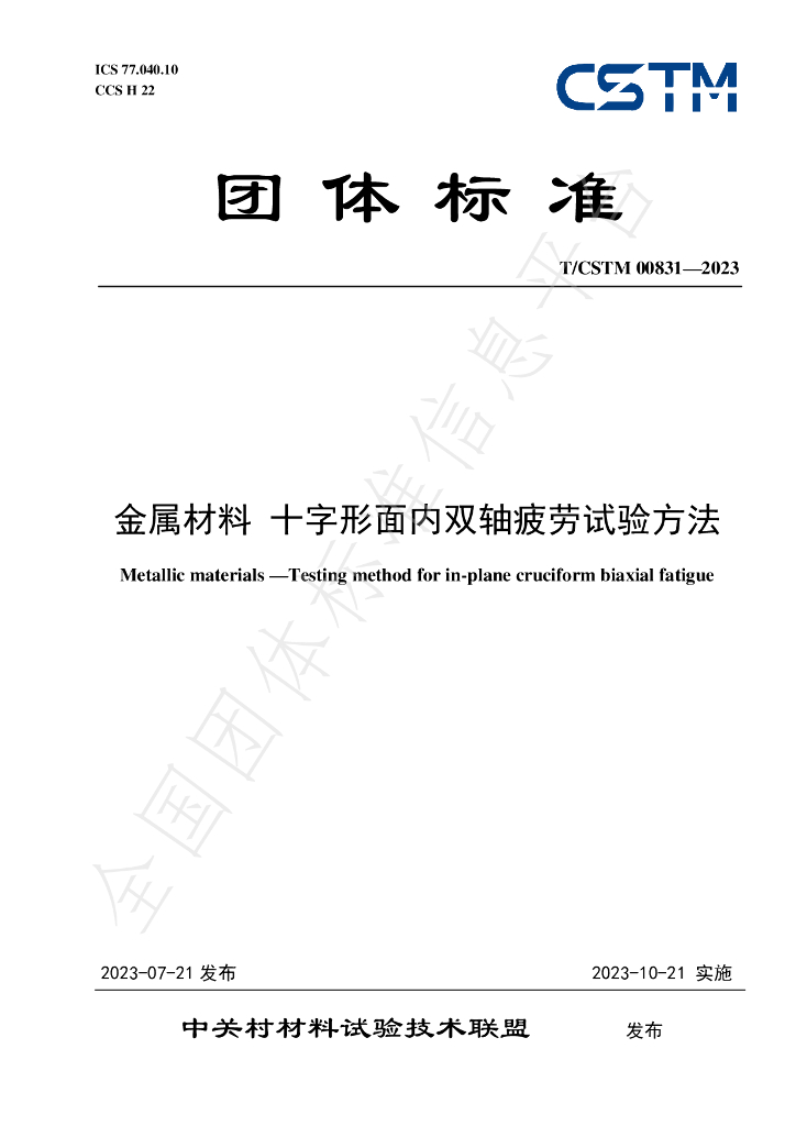 T/CSTM 00831-2023 标准预览