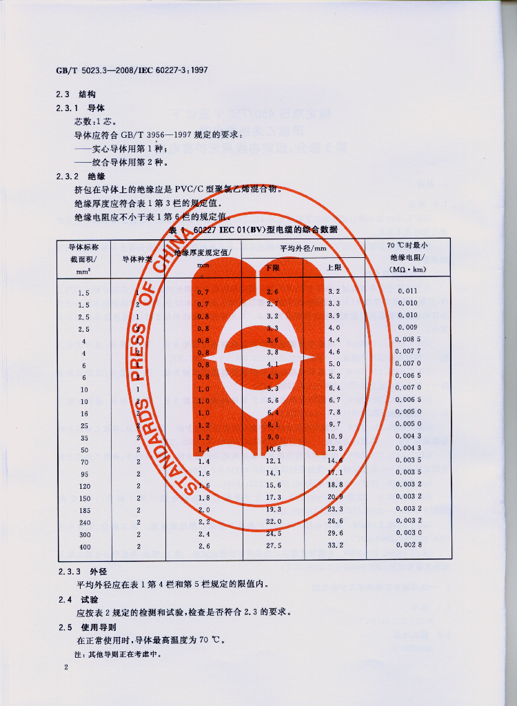 GB/T 5023.3-2008 标准预览