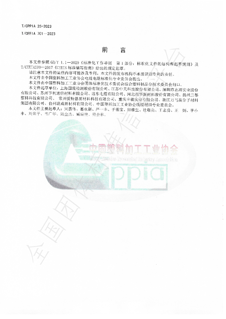 T/CPPIA 25-2023 标准预览