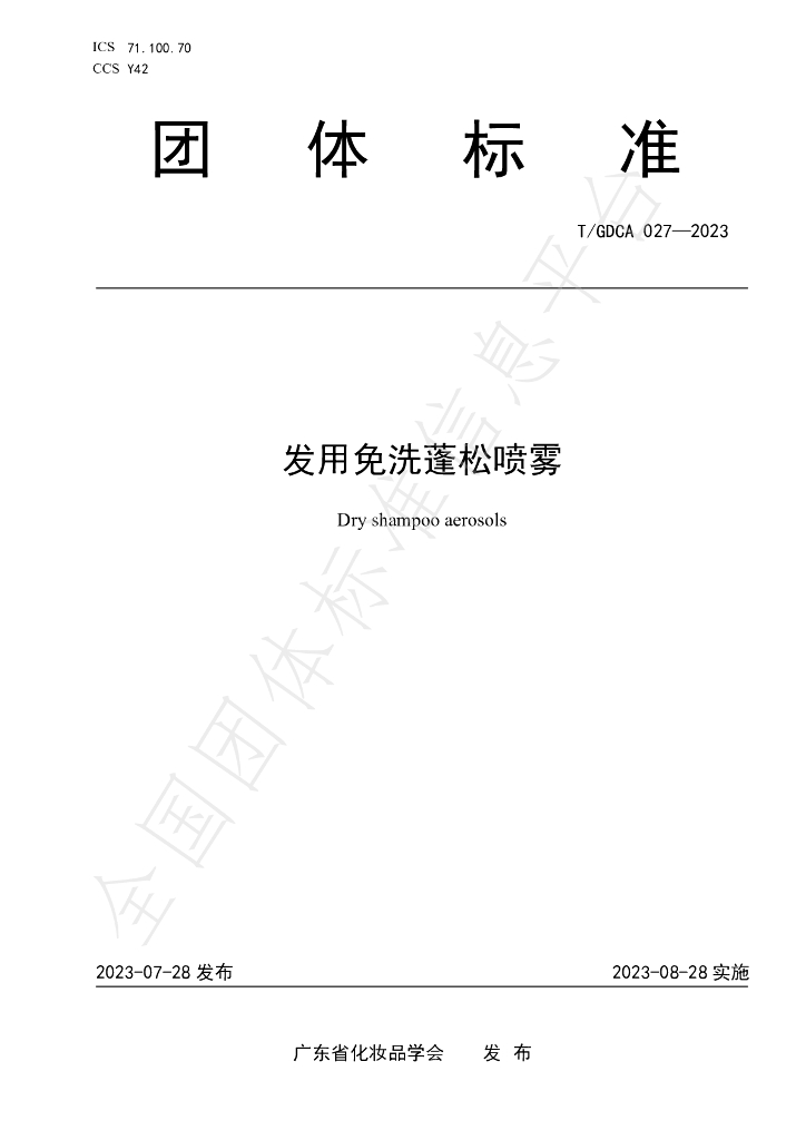 T/GDCA 027-2023 标准预览