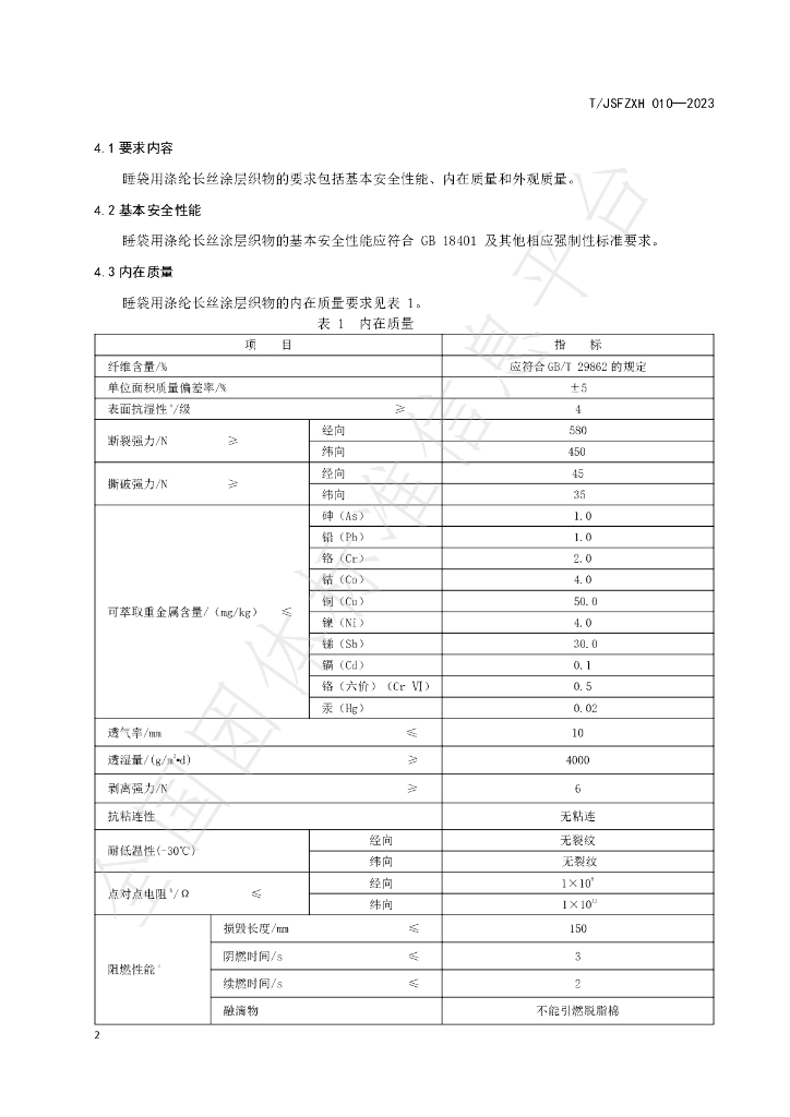 T/JSFZXH 010-2023 标准预览
