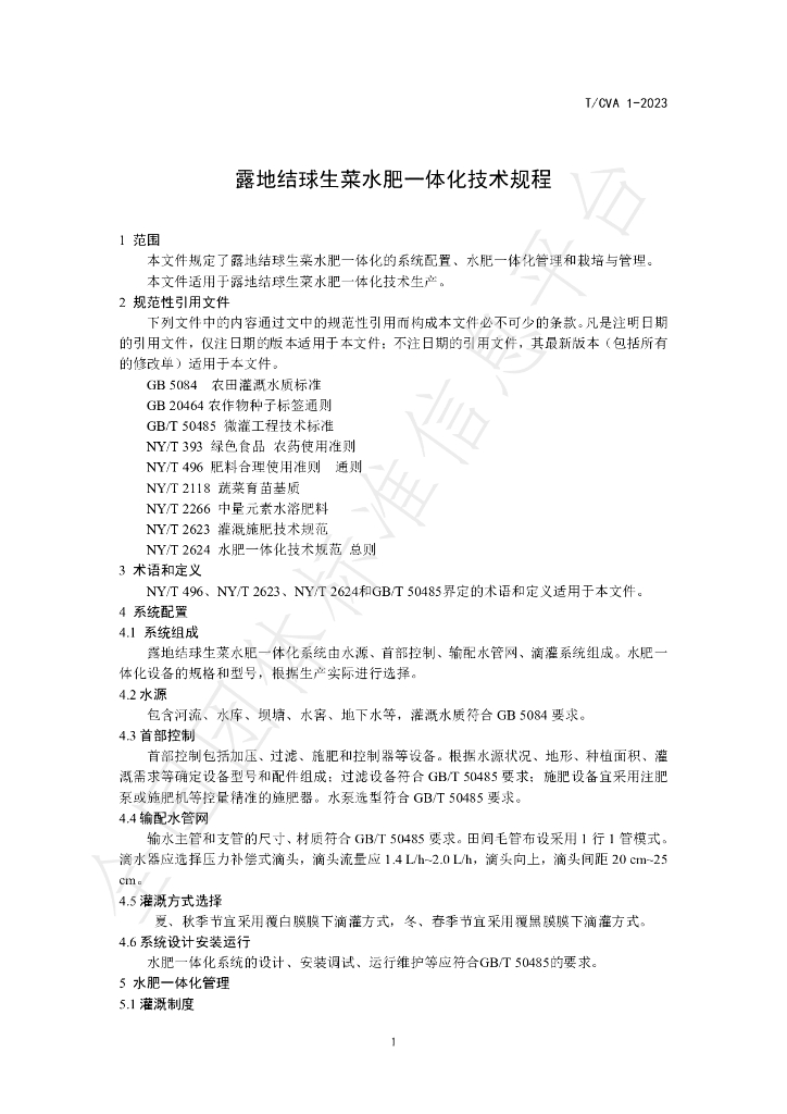 T/CVA 1-2023 标准预览