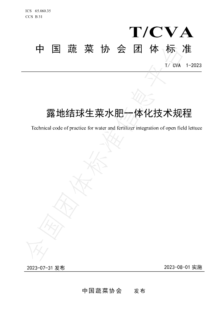 T/CVA 1-2023 标准预览