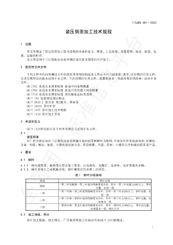 T/SJDX 001-2023 标准预览