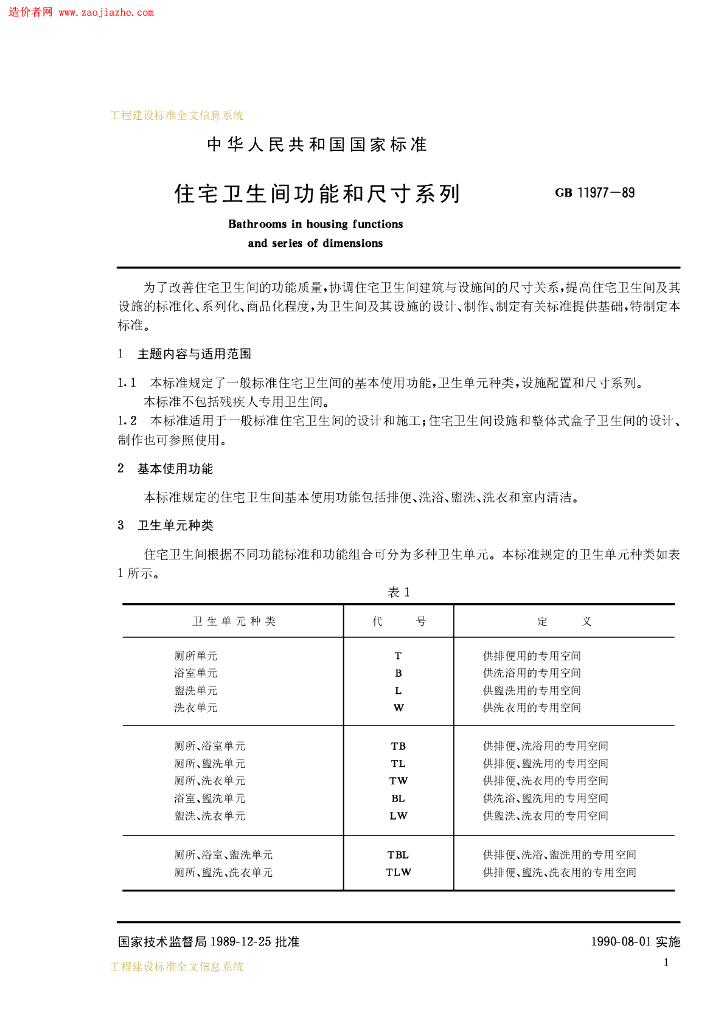 GB 11977-1989 标准预览