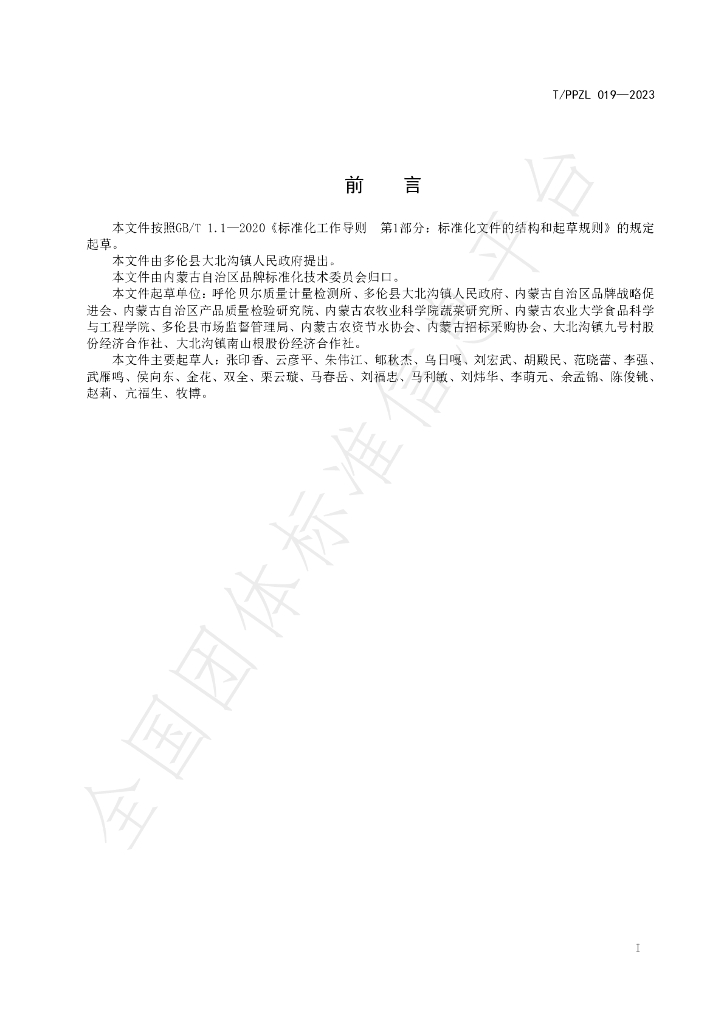 T/PPZL 019-2023 标准预览