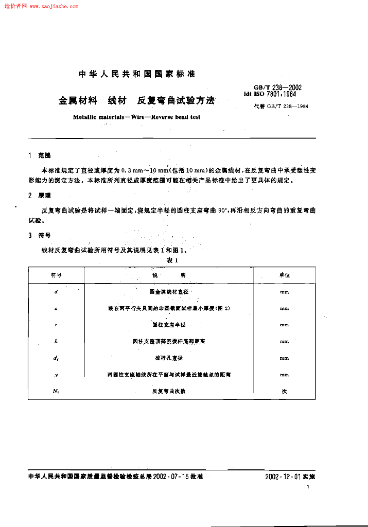 GB/T 238-2002 标准预览