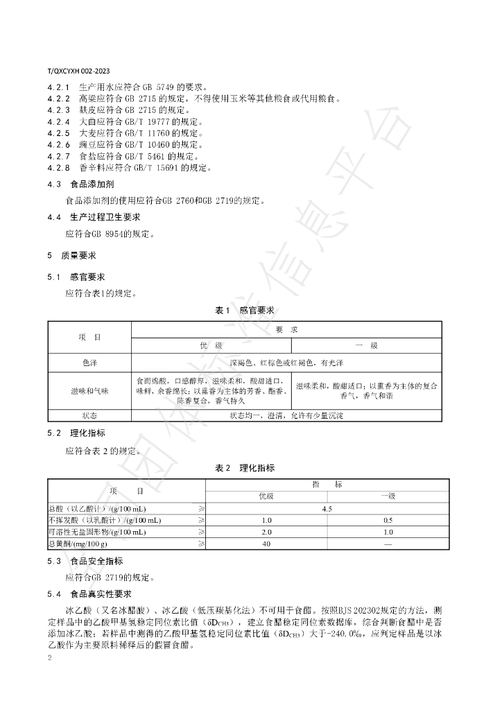 T/QXCYXH 002-2023 标准预览