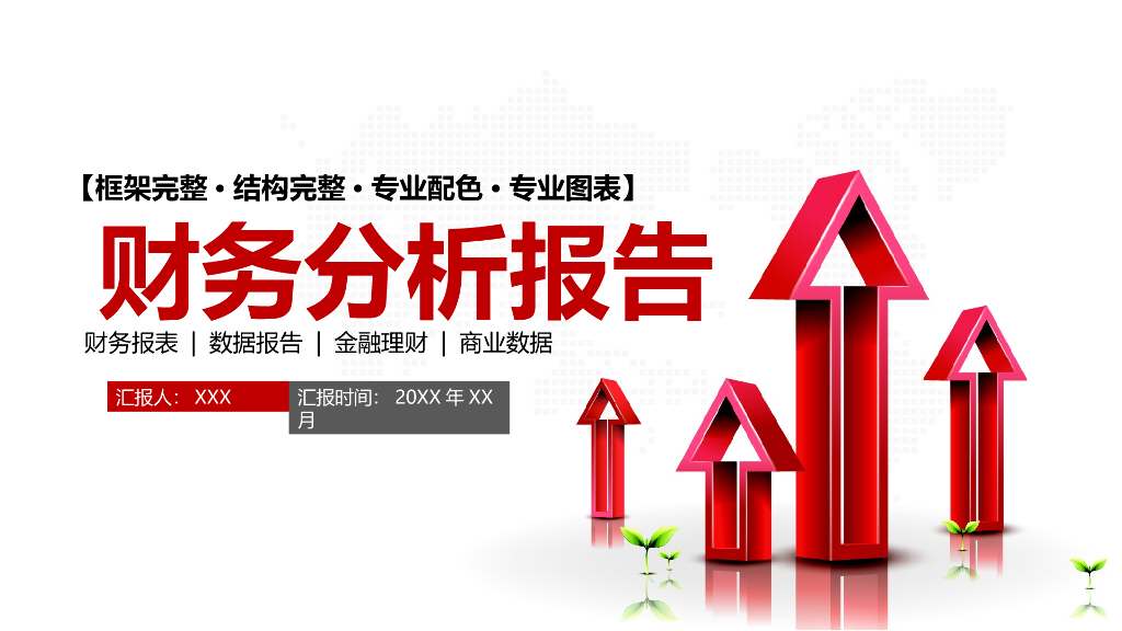 财务工作总结汇报模板之二十五