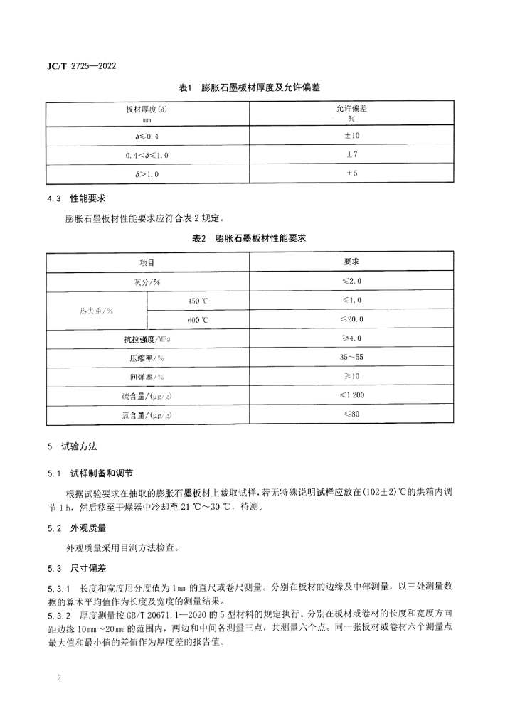 JC/T 2725-2022 标准预览